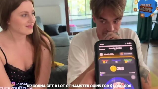 Cuckold Guy Let His Girlfriend get Fucked for Signing Up for Humster Kombat