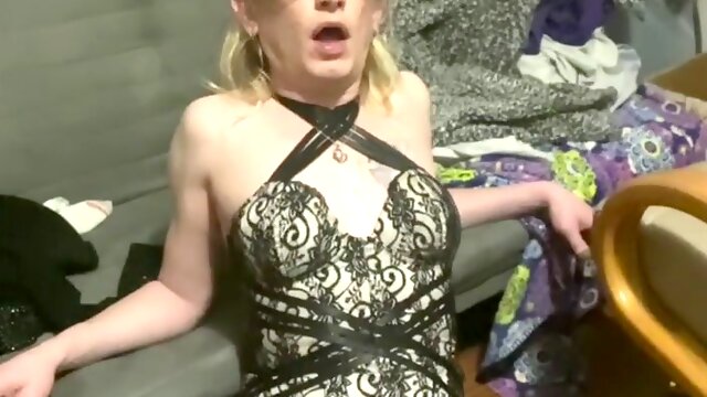 Sissy Dildo Cum, Breeding, Shemale