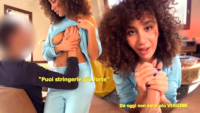 Scopo Il Mio Vicino Vergine, Gli Ho Succhiato Il Cazzo E Dopo Mi Ha Scopata, ...