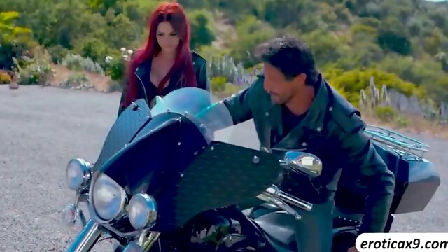 Ginger Elle - Sexy Busty Babe Adores Riding A Big Cock