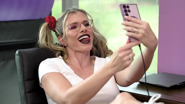 Cory Chase having fun while sucking a big black dick - HD