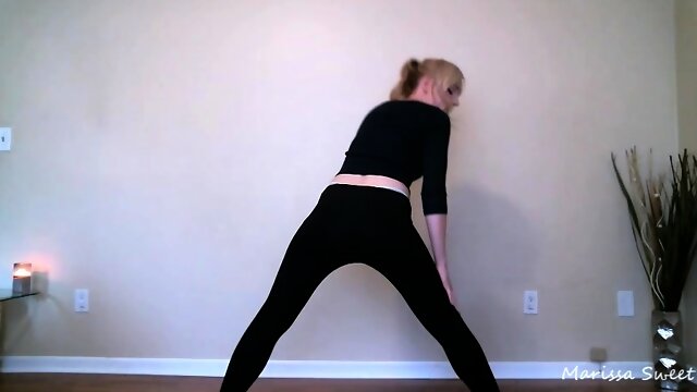 Amateur striptease and Solo masturbation