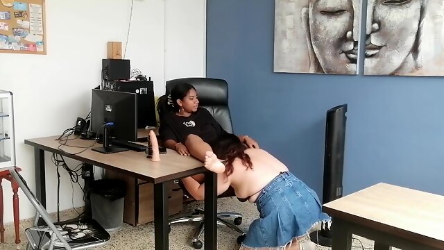 Horny Secretary Asks Me To Have Sex In Her Office