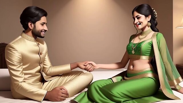 Branlette, 3D, Tante, Pakistanaise