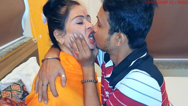 Indian Leady Monk 1st Time Sex with a Hotel Manager