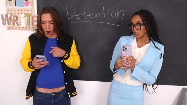 Cali Sweetss blowjob movie by My First Sex Teacher