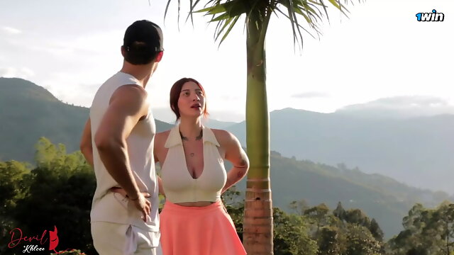 My Gym Buddy Fucks Me Outdoors - Devil Khloee & Milan