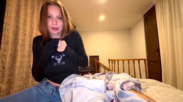 Pov: My Stepsister Saw Me Jerking Off To Anal Porn And She Really Wanted To Try It