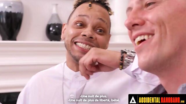 ACCIDENTAL GANGBANG - Wild Gangbang With Sexy Busty Stripper Kitana Montana FRENCH SUBTITLES