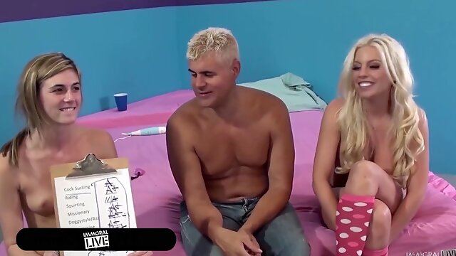 Porn Dan & Britney Ambers Tag team screw Of Mia Mae!