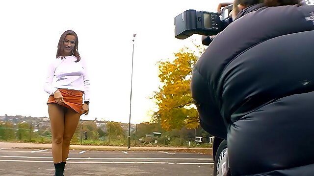 Outdoor Posing and Nudity Photoshoot
