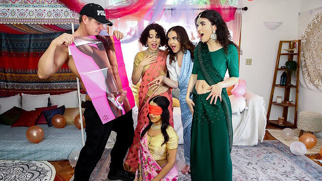 Indian bridal shower gets wild with raunchy bride to be