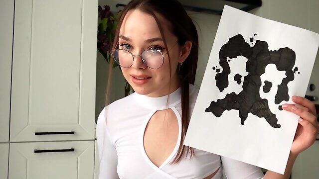 Cute Slim Petite Nerdy Therapist Wanna Make You Cum With Her Seductive Charms & JOI