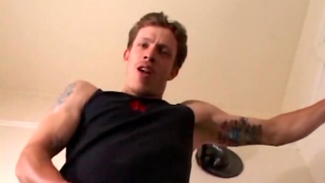 This time Shane is assisted by another hand, which no doubt is wrapped around that perfect cock. Shane just relaxes and enjoys the hand job, so much so he blows his load after getting edged to the limit.