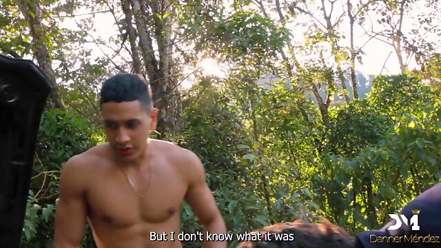 Nymphomaniac Fucks Her Lover and the Mechanic in Public - Danner Mendez & Yenifer Chacon