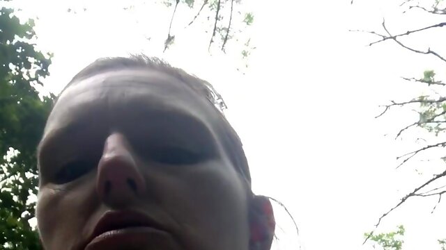 Public Titty Play Whilst Walking in the Great Outdoors