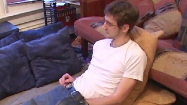 After a long hard day, Michael Whitewood is ready to unwind. So, after a quick skate around town, and a little food, Michael has one more urge that needs taking care of. As his porn plays, Michaels hand finds its way into his pants.