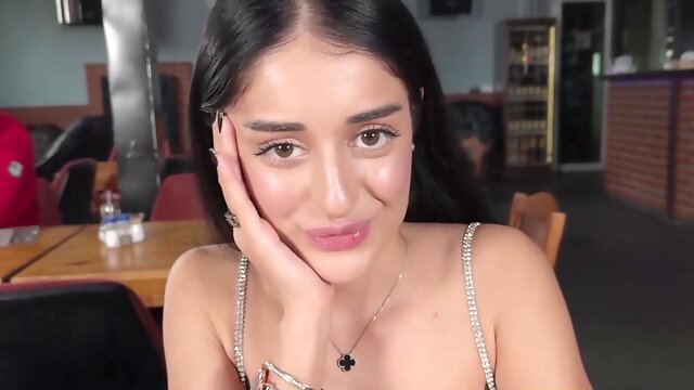 Naughty Rides My Cock In The Restaurants Toilet - Ara Mix