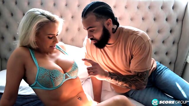 When Her Husbands Away, Hot Blonde Milf Sucks And Fucks Young Meat With James Angel, Sadie Rose And Pornmegaload Com