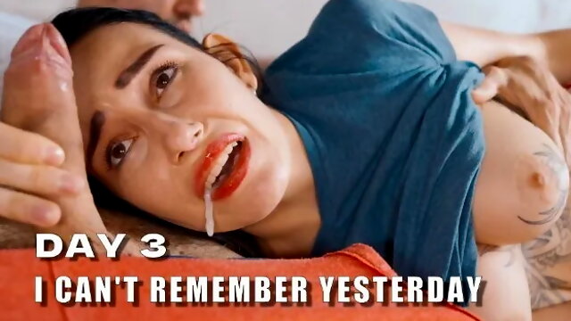 Day 3 - Why Step Son Fucks Step Moms Mouth?  Risky Oral Creampie for Hot St...