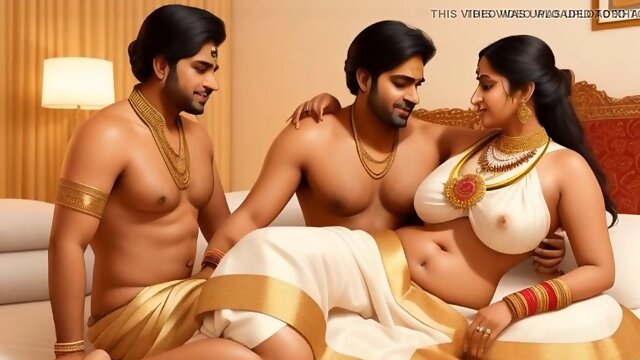 Cock-squeezing puss Indian Stepmom tough fucked by Horny Boy