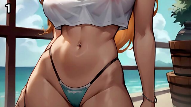 Rangiku violates your sloppy manmeat down (JOI, CEI)