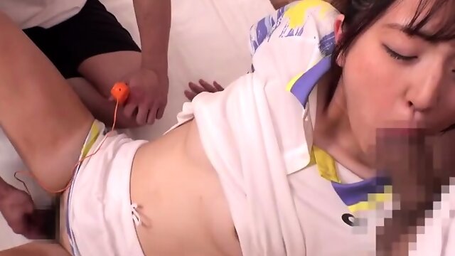 Japanese teen blowjob with creamy mustache