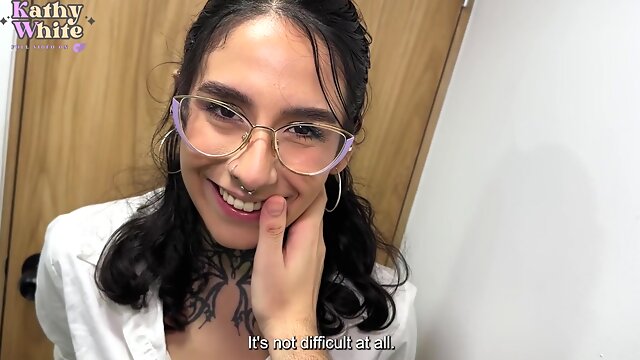 Fucking The New Latina Intern Coworker During Office Hookup - Kathy White