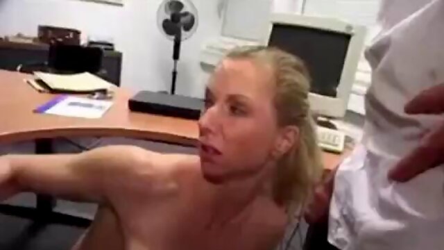 Milf fucks whole office for a job