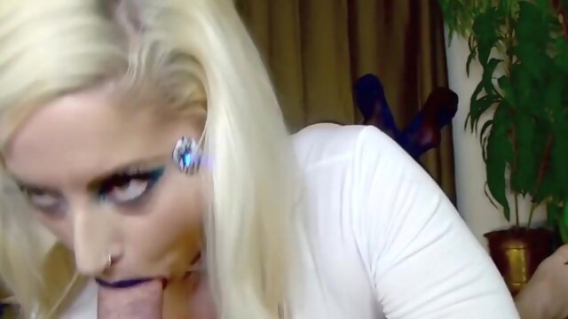 Shameless slut unbelievable blowjob video