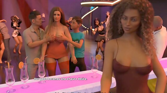 Perfect housewife gameplay getting my dick sucked while my wifey plays with two cocks