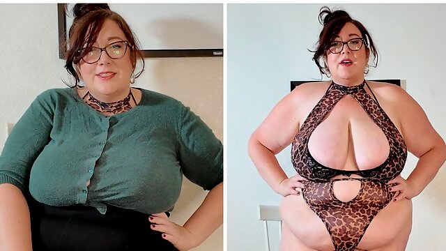 JOI & Cum Countdown BBW Teacher Punishes Snooping Student
