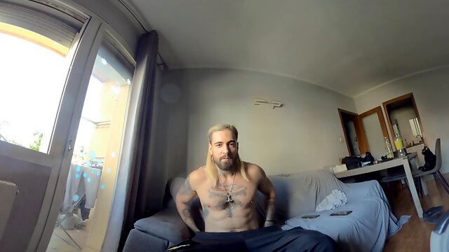 From the Beach to naked Squats Facesit pov and edging on the sofa (FULL) 180VR 8K Version Available
