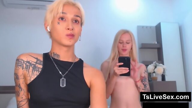 シーメールと女子