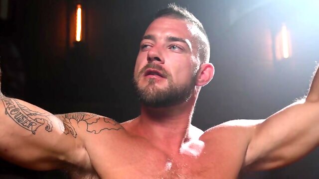 Tryp Bates begs for more as Sean Xavier fucks him in rope bondage