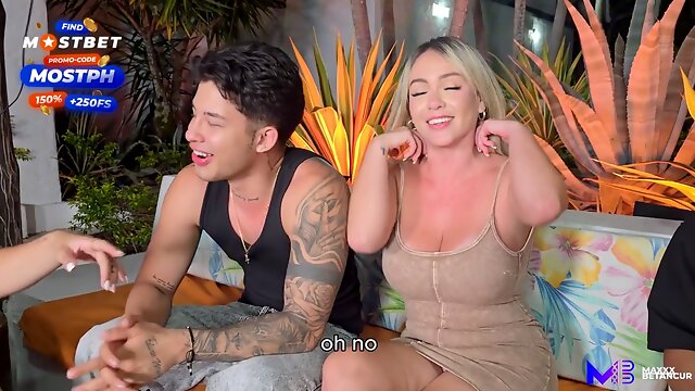 Cuckold boybuddy romps a friend behind his girlfriends back - Max Betancur & Tatiana Alvarez