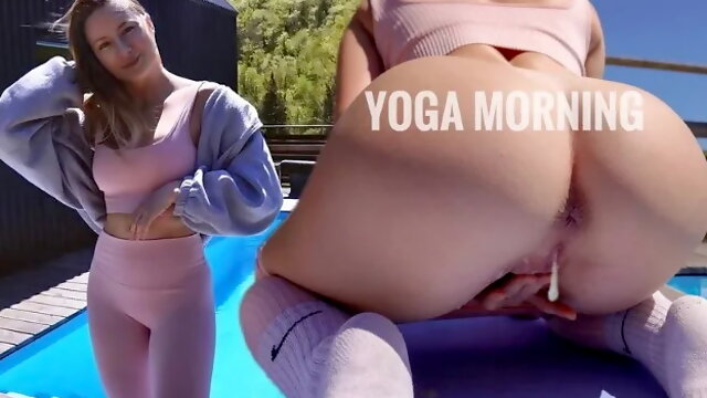 Yoga, Creampie, Nabo