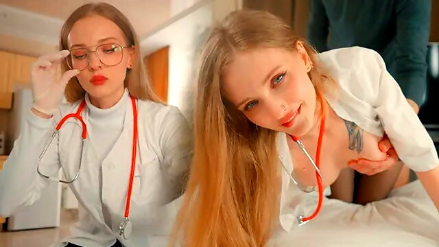 Verpleegster, Russisch, Creampie