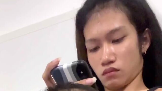 Shemale With Big Dick, Cum In Mouth, Blowjob, Webcam