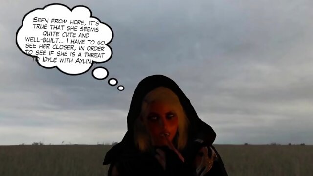 Foxy 3D Superwoman bounces up and down on a cock