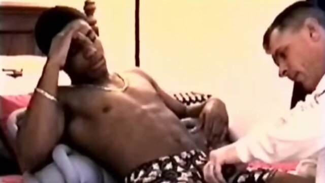 When Vinnie pulls his black snake out and starts sucking, Jedis Dick Quickly Becomes a monster. Jedi stands, grabs Vinnies head and face fucks him. On the bed, Vinnie uses his slow hand and warm mouth to bring him close Several Times.