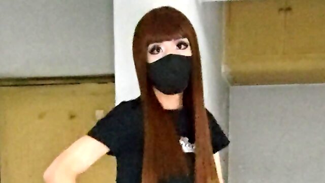 Crossdresser, Interracial, Pantyhose, Femboy