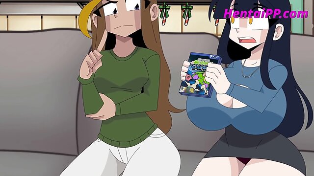 Big-chested mummy Audreys fellate Big Cock ( Parody ) - ANIME 2025