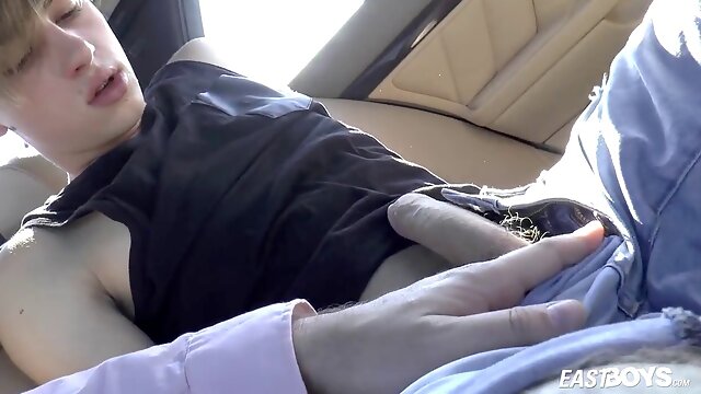 Wanking teen hairy beef whistle of slim stud Jay gloss in nature