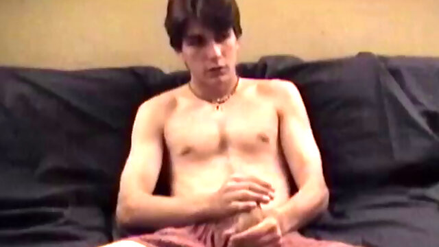TJ is a 20 year old straight boy, with a lean body and an 8 inch cut cock. An exhibitionist, TJ loves getting naked and jacking off in front of the camera. On the sofa, he takes his time stripping out of his clothes, as he plays with himself.