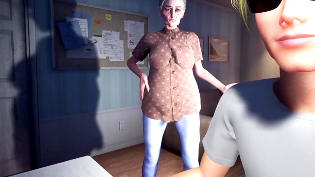 Stepgran found a way to get him off a computer 3D animated