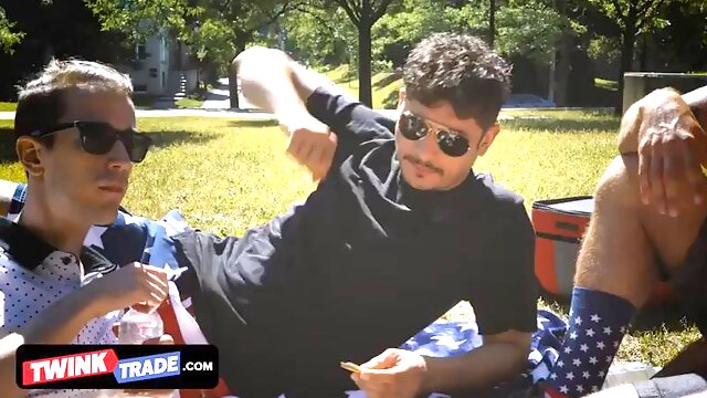 Two Hot Assed Teens Celebrate Independence Day With Step Dad Swap - 4th Of July Porn