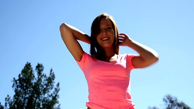 Shaved pussy cutie Moly Manson opens legs to be licked and dicked