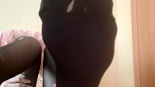 Nahaufnahme Nylon Fuß