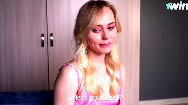 A Gorgeous Escort Girl Came to the Call for the First Time and Allowed to Cum...